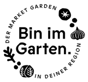 Logo der Firma "Bin im Garten"